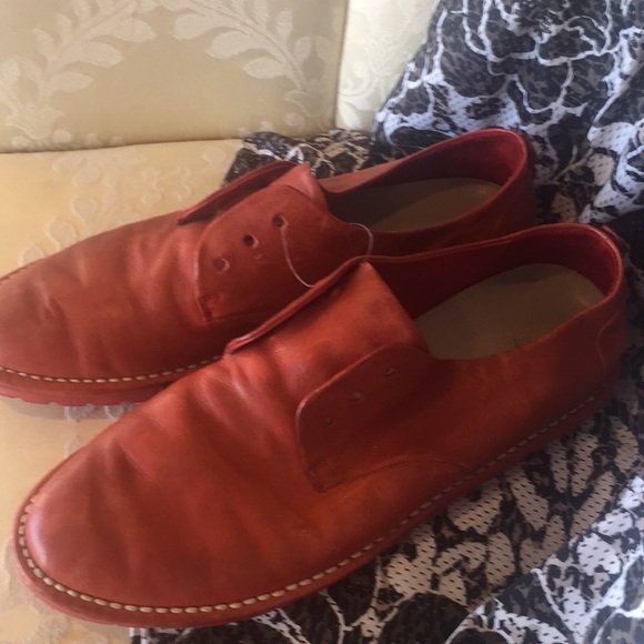 Marsell Red Leather Shoes - Picture 3 of 6